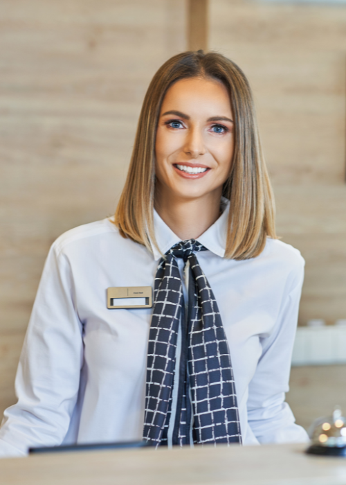 photo of a Hotel Receptionist